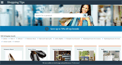 Desktop Screenshot of dailyshoppingtips.com